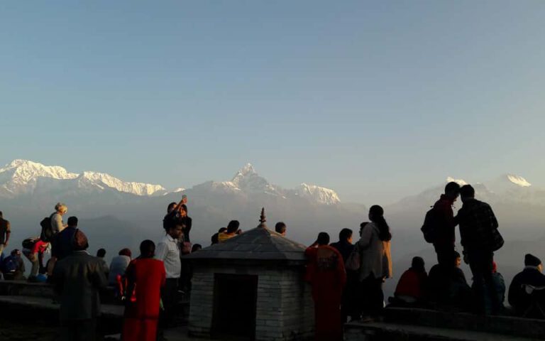 サランコットからの眺め - ポカラ ネパール